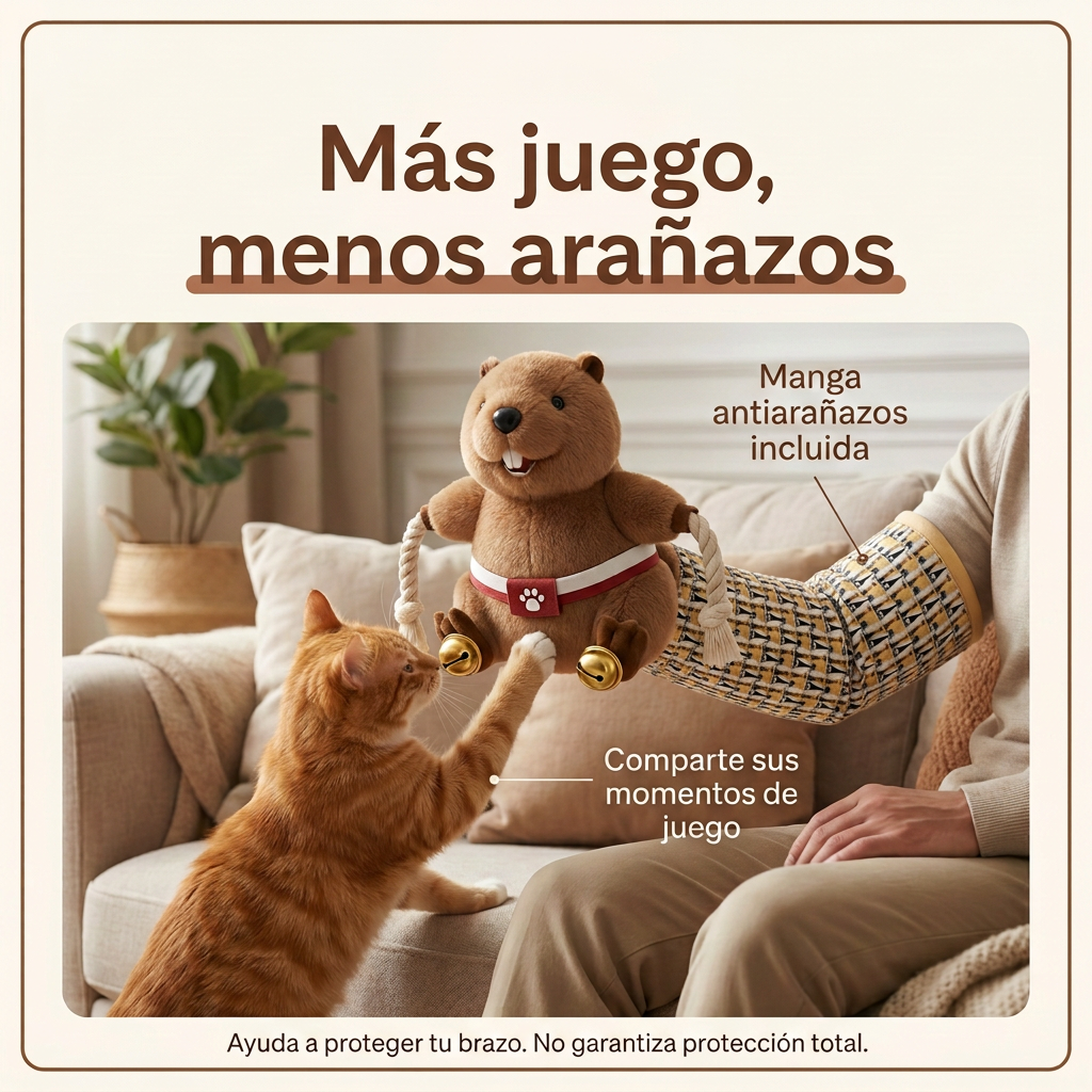 Juego con la manga antiarañazos de Bite-Me Buddy